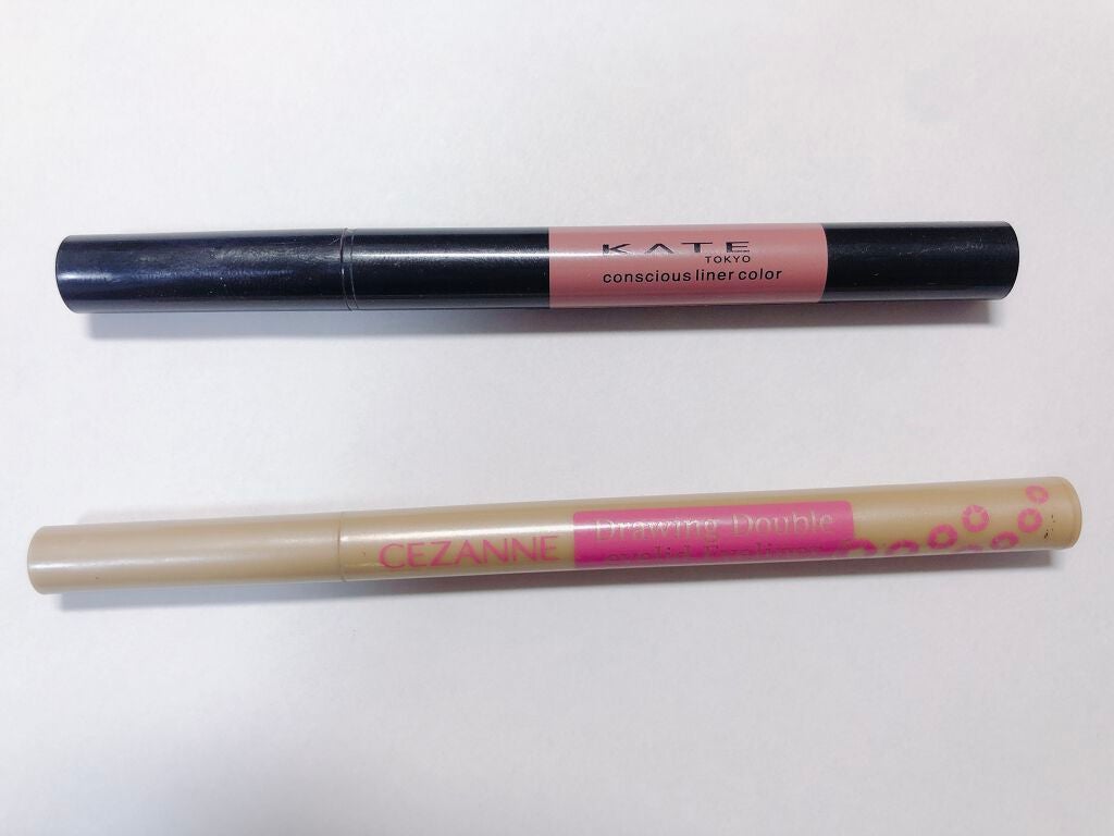 描くふたえアイライナー/CEZANNE/リキッドアイライナーを使ったクチコミ(3枚目)