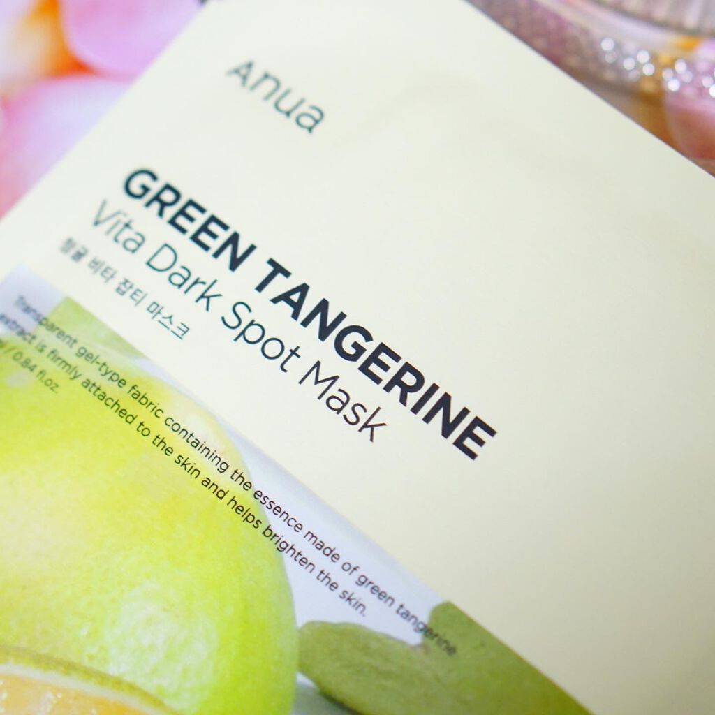 青蜜柑 ビタ ダークスポット マスクパック/Anua/シートマスク・パックを使ったクチコミ(2枚目)