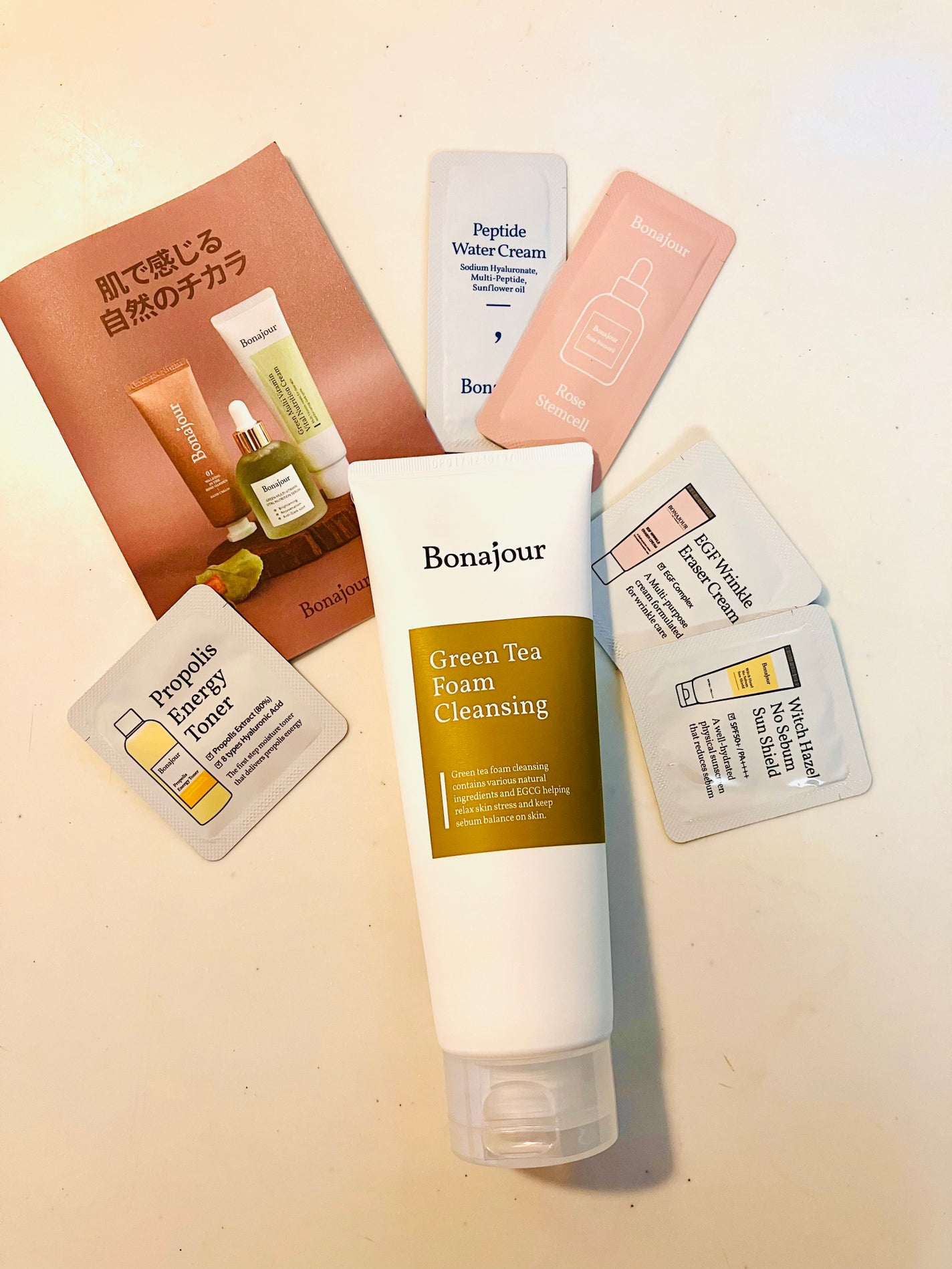 グリーンティーフォームクレンジング/Bonajour/クレンジングクリームを使ったクチコミ(1枚目)