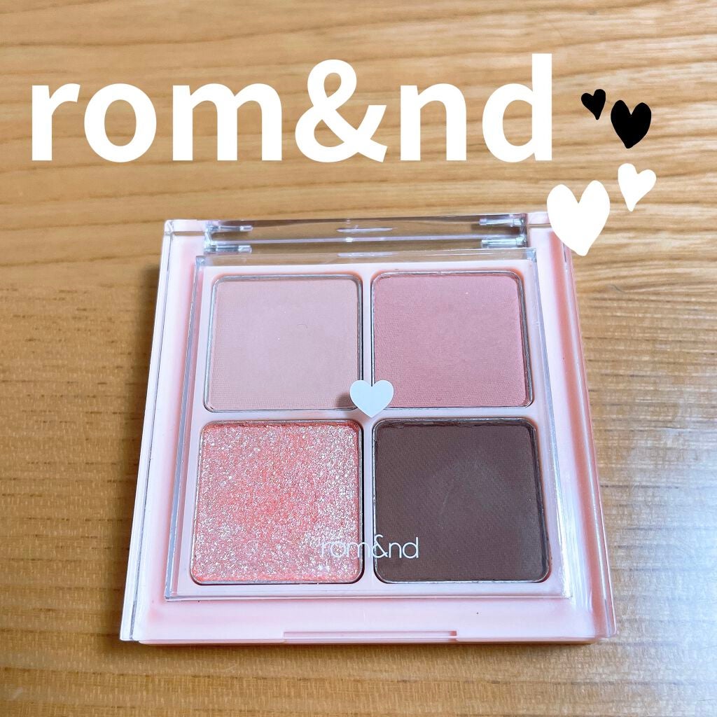 ベターザンアイズ/rom&nd/アイシャドウパレットを使ったクチコミ(1枚目)
