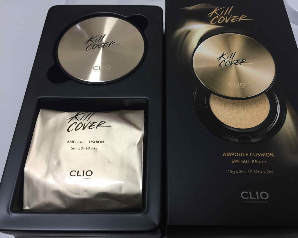 キル カバー ファンウェア クッション エックスピー/CLIO/クッションファンデーションを使ったクチコミ(1枚目)