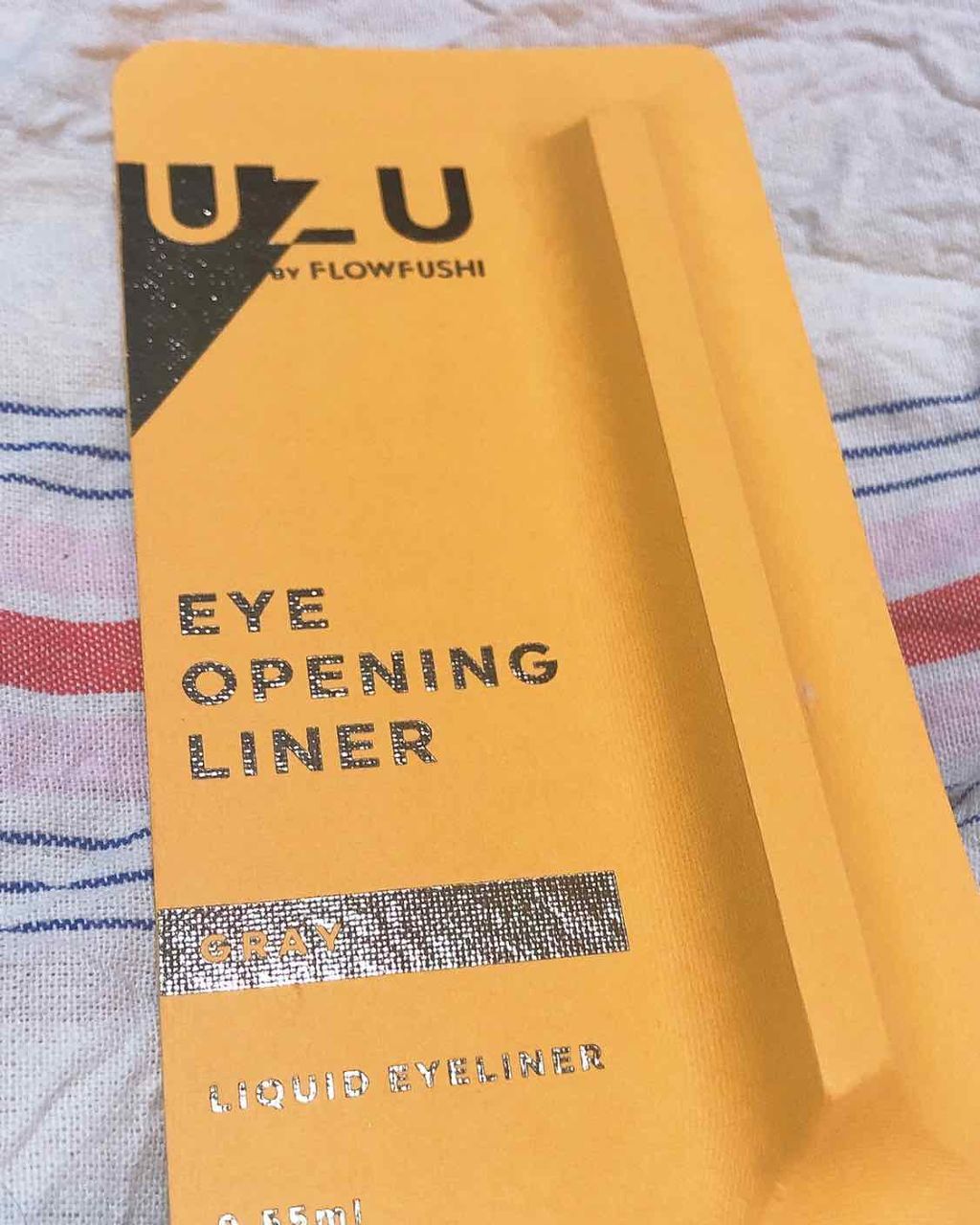 EYE OPENING LINER/UZU BY FLOWFUSHI/リキッドアイライナーを使ったクチコミ(1枚目)