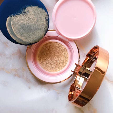 ピンクティーツリーカバークッション/APLIN/クッションファンデーションを使ったクチコミ(3枚目)