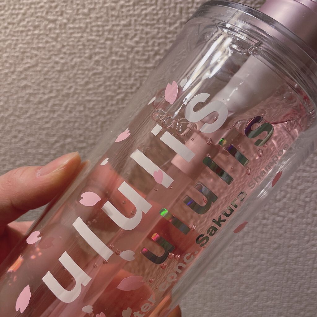 ウォーターコンク モイスト シャンプー（桜ver.)/ヘアトリートメント(桜ver.)/ululis/市販シャンプーを使ったクチコミ（2枚目）