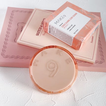 ヌードカーミンググロークッション/MAKE9/クッションファンデーションを使ったクチコミ(2枚目)