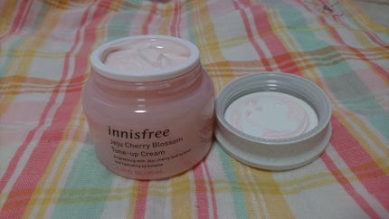 チェジュ チェリーブロッサム トーンアップクリーム/innisfree/化粧下地を使ったクチコミ(1枚目)