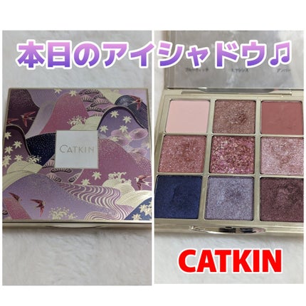長相思シリーズ 9色アイシャドウパレット C08 モランディ/CATKIN/アイシャドウパレットを使ったクチコミ(1枚目)