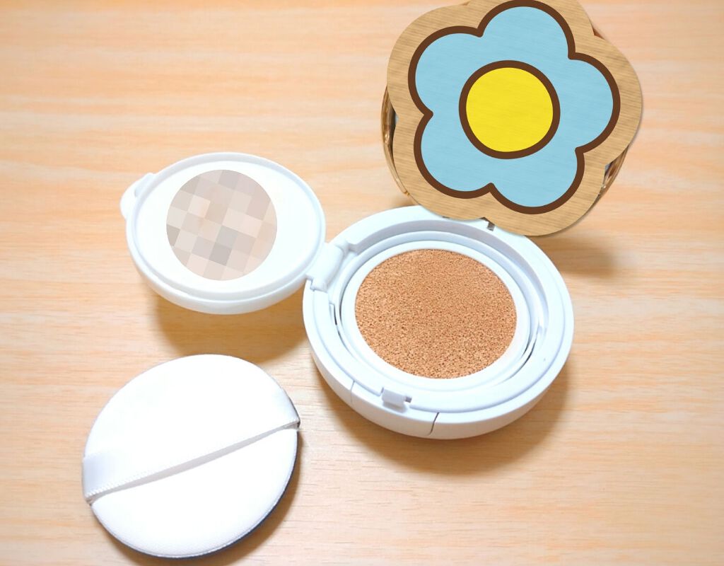 スリフト  スリフト クッションファンデのクチコミ「🎀スリフト クッションファンデ
ライト

SPF50+
PA+++

美容液成分配合。
時短メ.....」（3枚目）