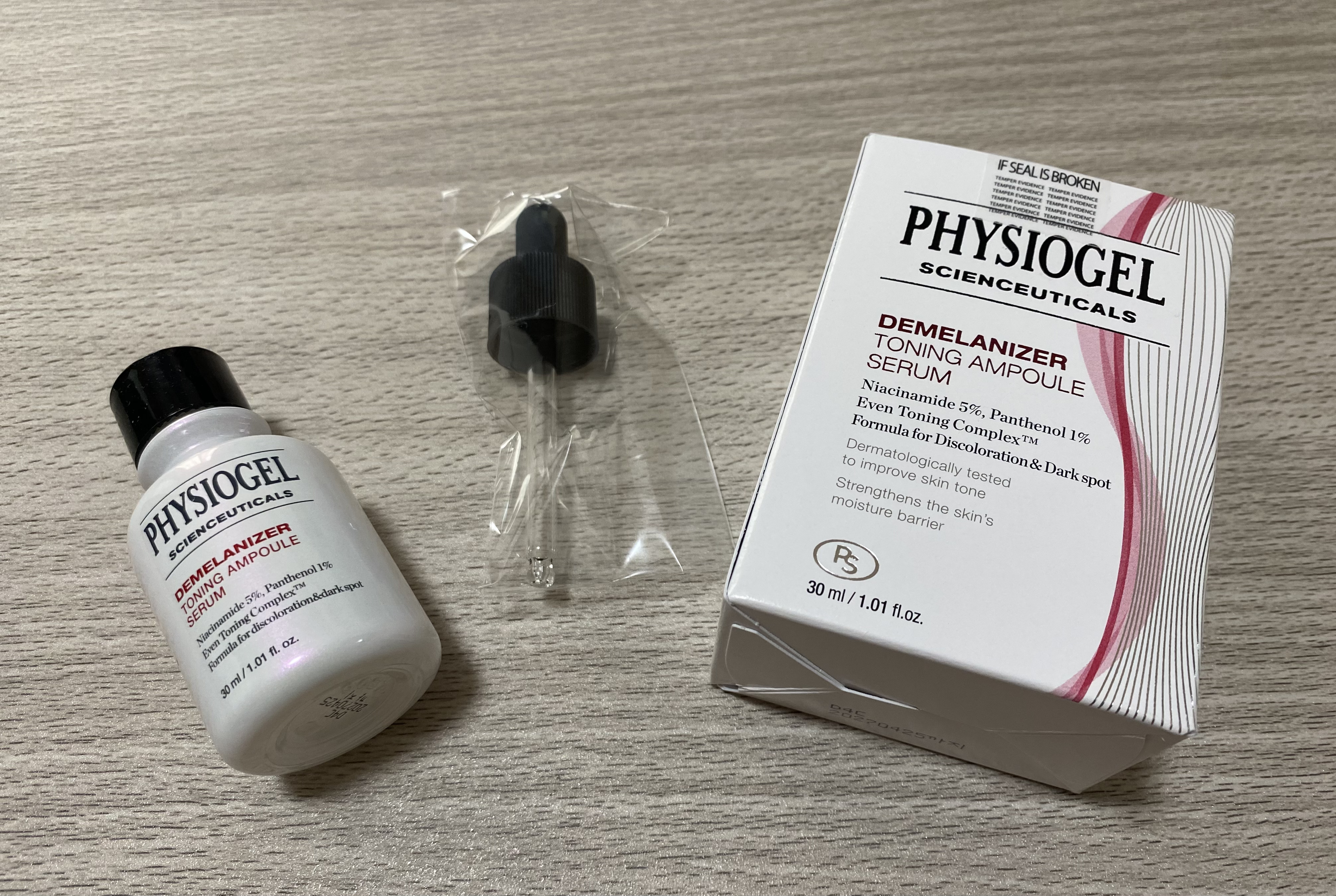 ディメラナイザートーニングアンプル/PHYSIOGEL/美容液を使ったクチコミ（1枚目）