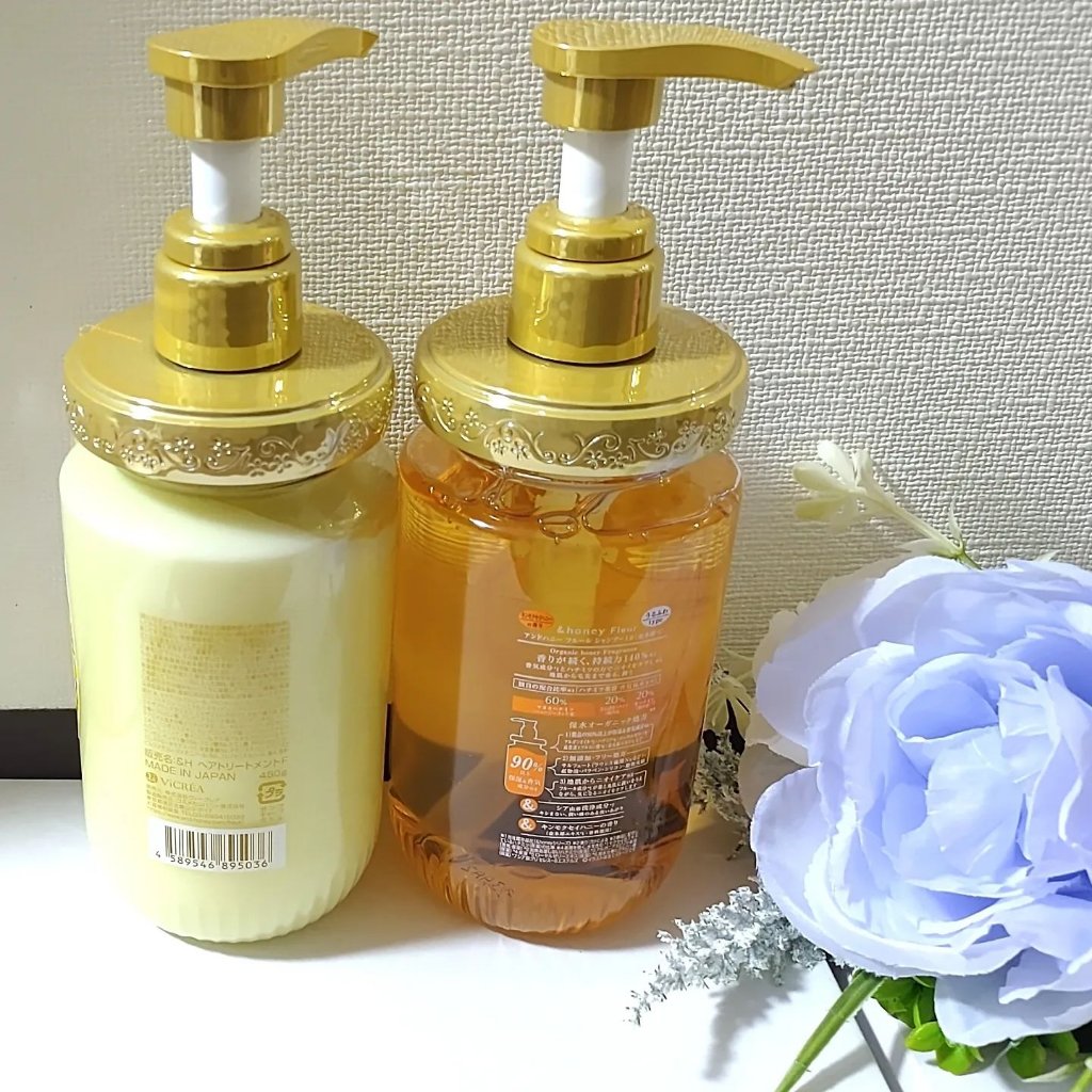 アンドハニー フルール シャンプー1.0 /アンドハニー フルール トリートメント2.0 シャンプー 450ml/&honey/市販シャンプーを使ったクチコミ（2枚目）