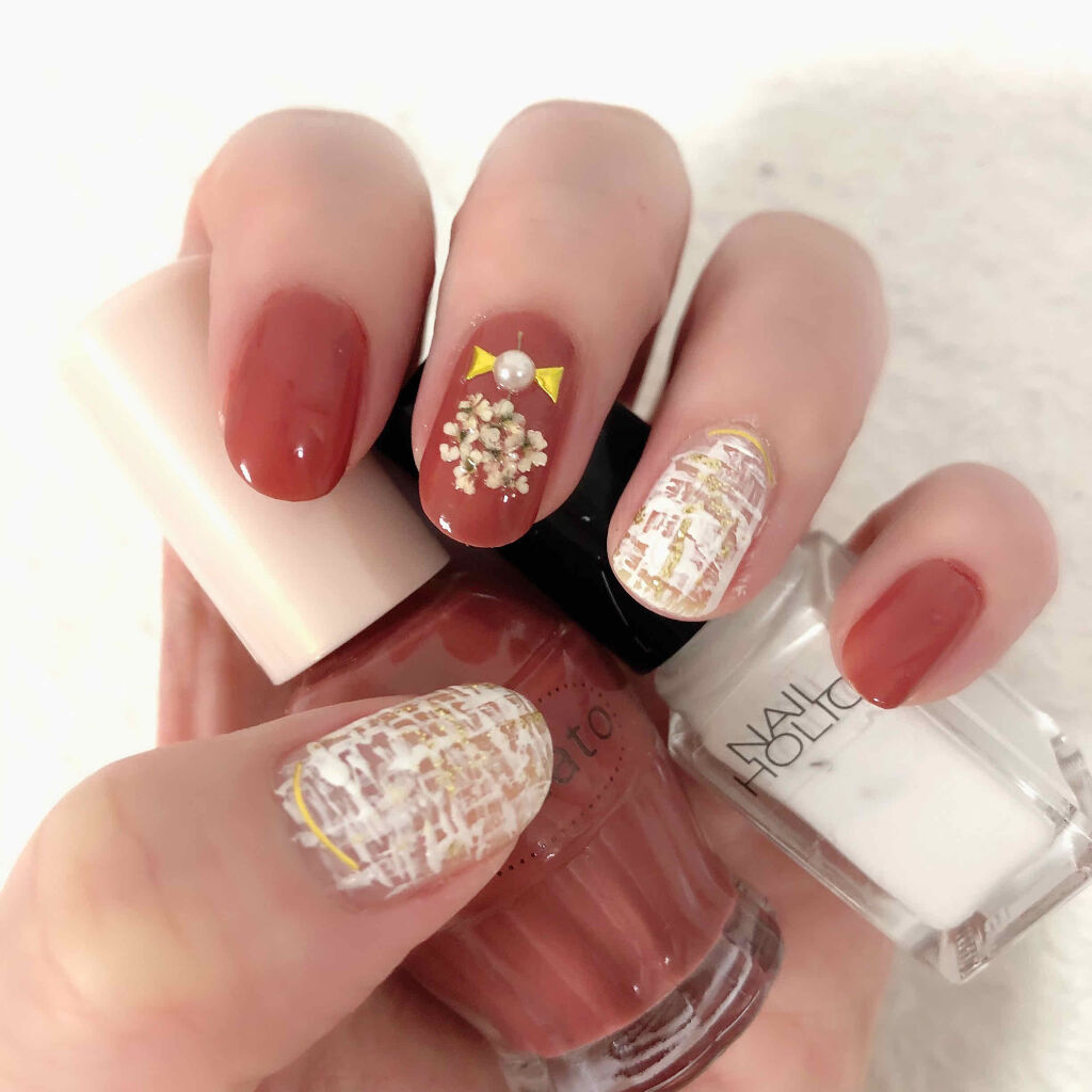 ナチュラルネイルカラーN 097 コケティッシュブラウン/デュカート/マニキュアを使ったクチコミ（1枚目）