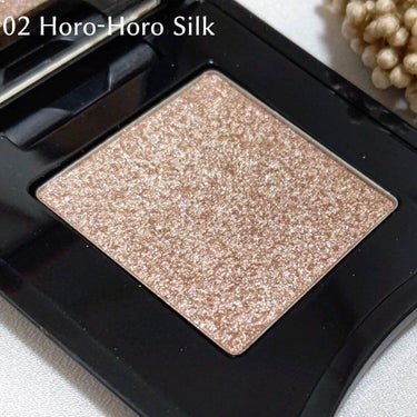 ポップ パウダージェル アイシャドウ 02 Horo-Horo Silk/SHISEIDO/パウダーアイシャドウを使ったクチコミ（2枚目）