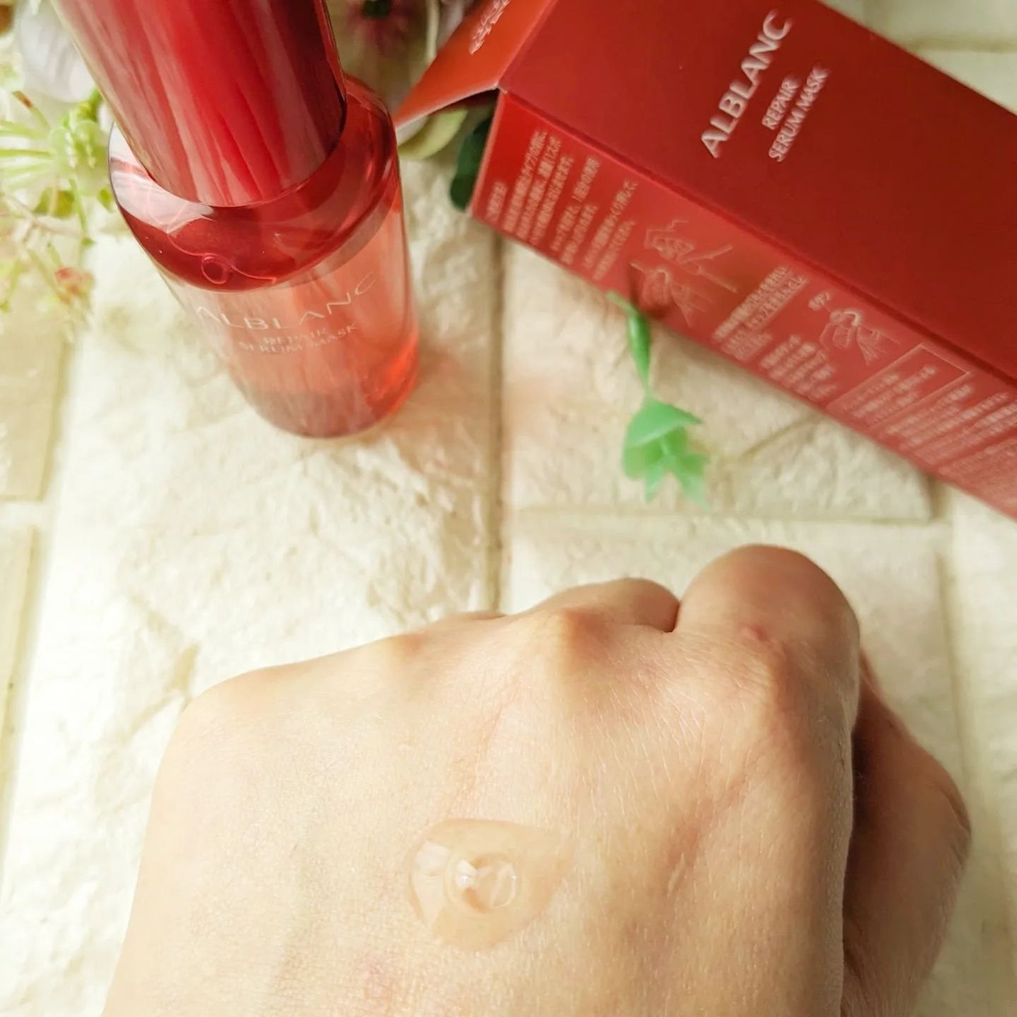 リペア セラムマスク/ALBLANC/美容液を使ったクチコミ(5枚目)