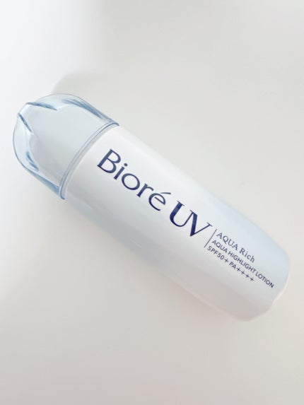 ビオレUV アクアリッチ アクアハイライトローション(水層ハイライトUV)/ビオレ/日焼け止めローションを使ったクチコミ(1枚目)