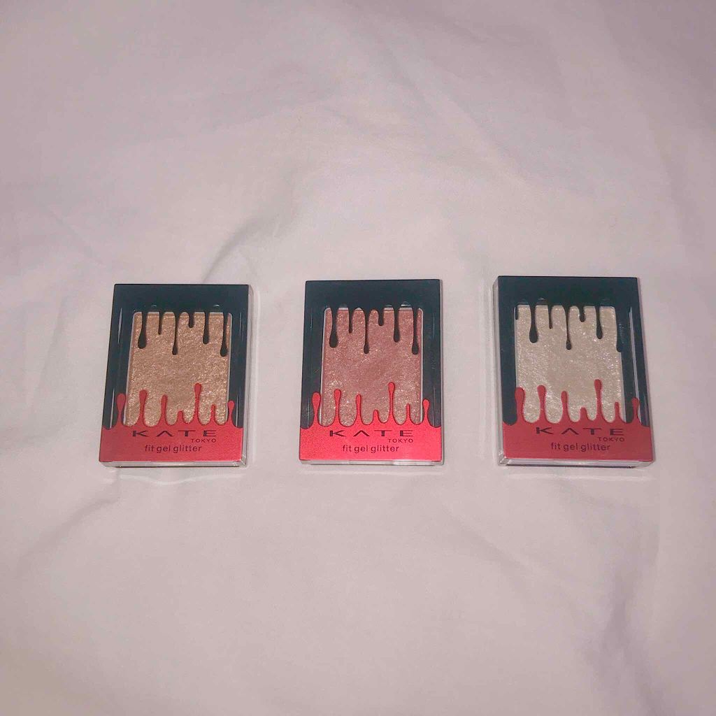 フィットジェルグリッター/KATE/ジェル・クリームアイシャドウを使ったクチコミ(1枚目)
