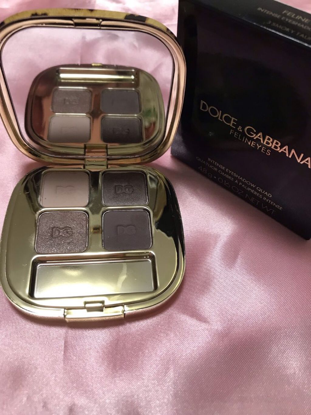 フェリンアイズ インテンスアイシャドウ クアッド/DOLCE&GABBANA BEAUTY/アイシャドウパレットを使ったクチコミ（1枚目）