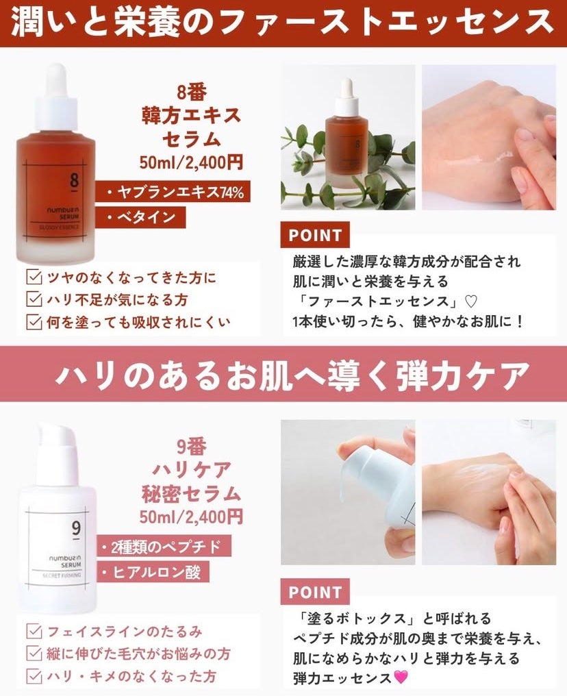 3番 すべすべキメケアセラム/numbuzin/美容液を使ったクチコミ(6枚目)