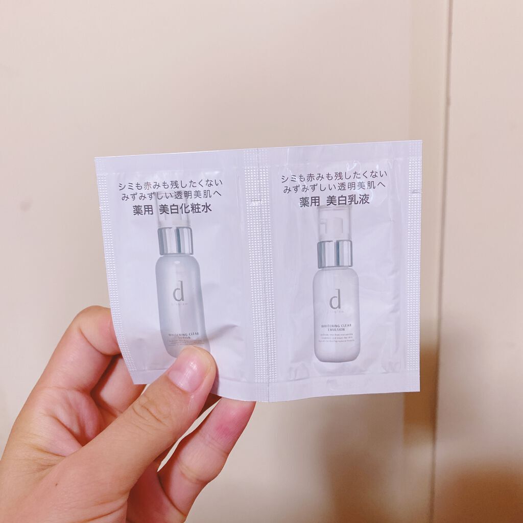 ホワイトニングクリア ローション/d プログラム/化粧水を使ったクチコミ（1枚目）