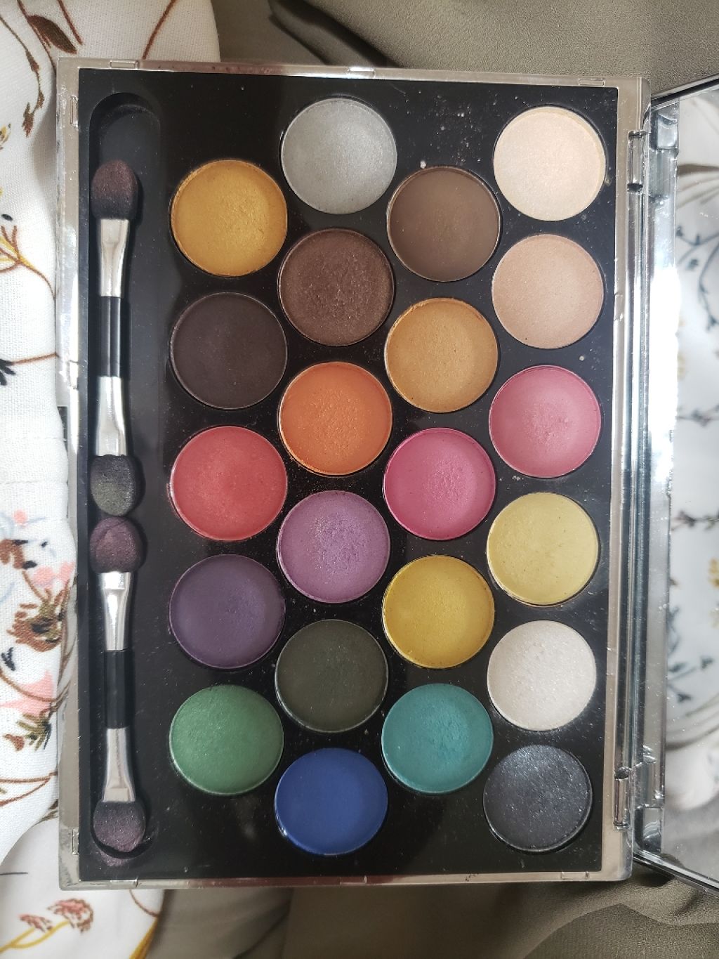 55色 アイシャドウパレット/マリブビューティー/アイシャドウパレットを使ったクチコミ（1枚目）