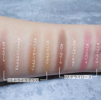 ベターザンアイズ/rom&nd/アイシャドウパレットを使ったクチコミ(2枚目)