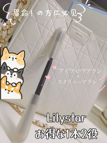 lilystarアイブロウブラシ/Lily star/メイクブラシを使ったクチコミ（1枚目）