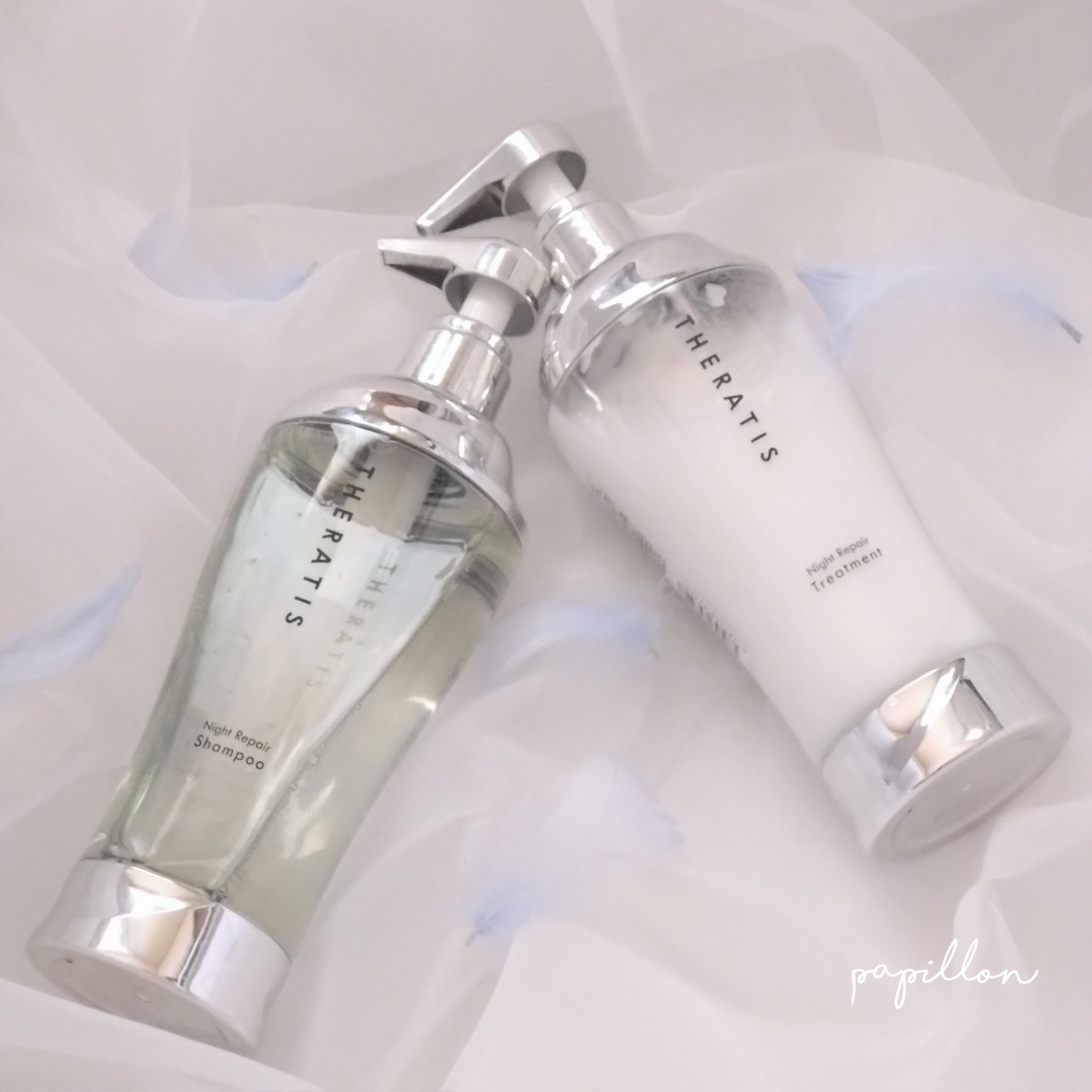 ナイトリペア シャンプー/ヘアトリートメント/THERATIS/シャンプー・コンディショナーを使ったクチコミ（1枚目）