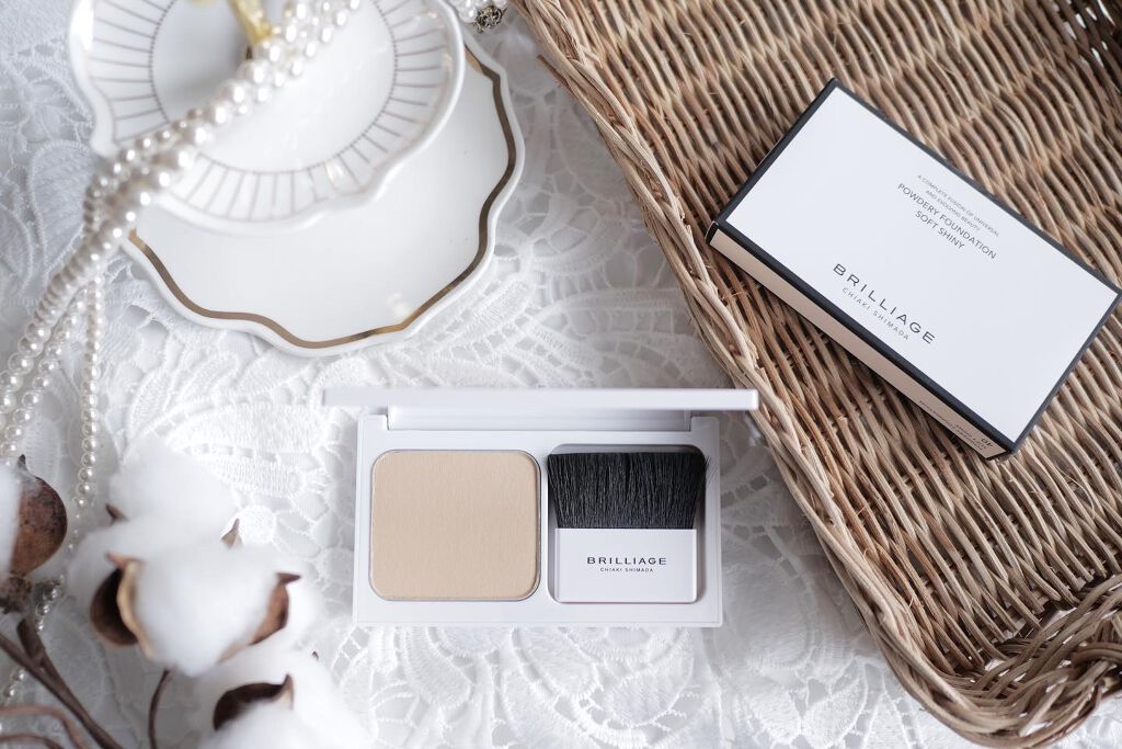 パウダリーファンデーション ソフトシャイニー/ブリリアージュ/パウダーファンデーションを使ったクチコミ(1枚目)