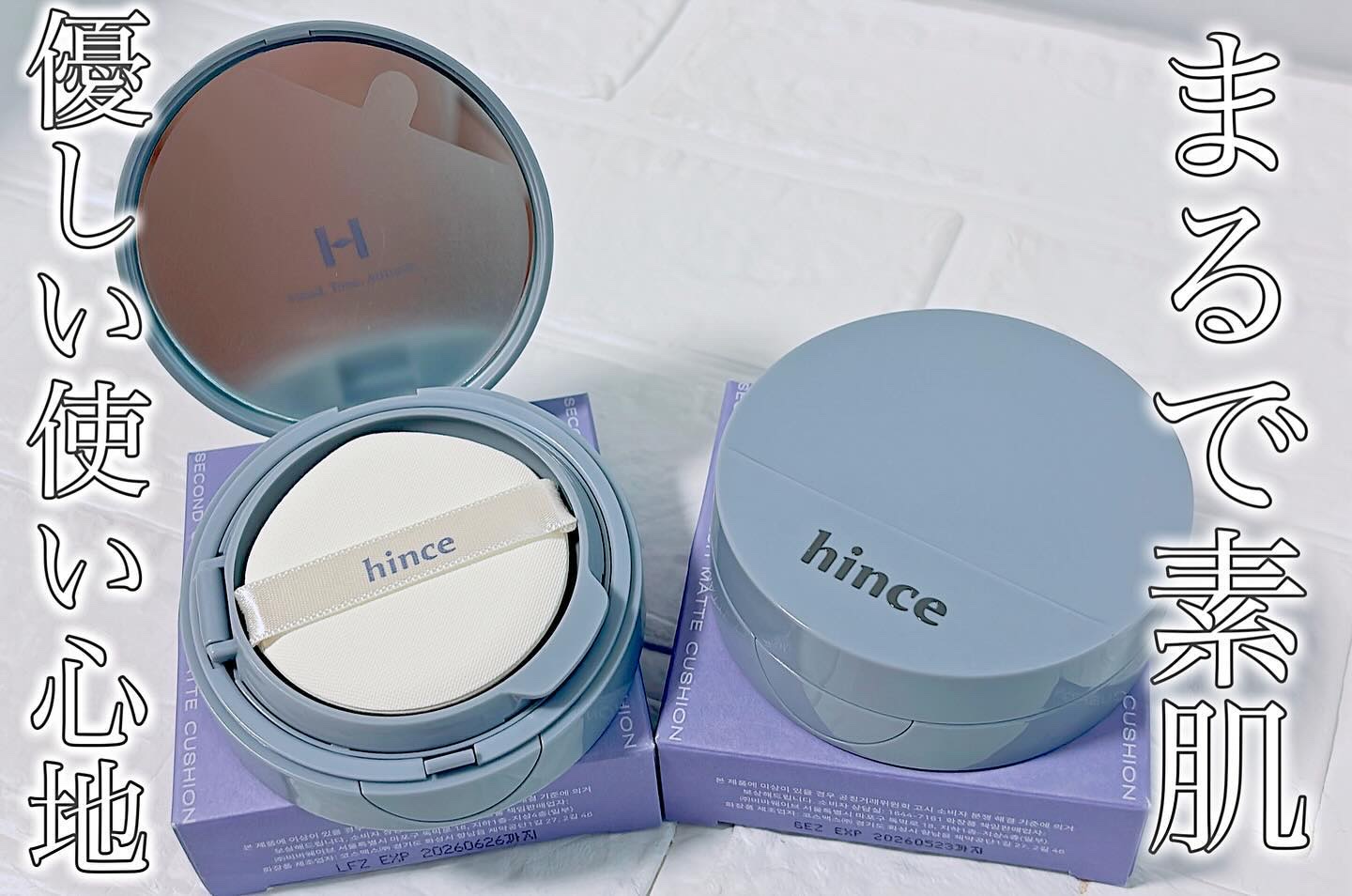 セカンドスキンメッシュマットクッション/hince/クッションファンデーションを使ったクチコミ（1枚目）