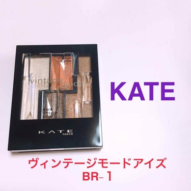 ヴィンテージモードアイズ BR-1/KATE/アイシャドウパレットを使ったクチコミ（1枚目）