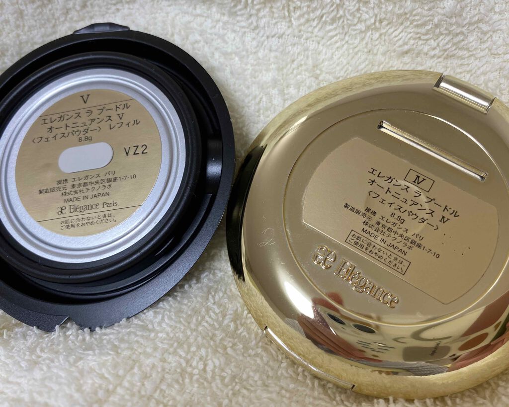 ラ プードル オートニュアンス V ゴージャス/Elégance/プレストパウダーを使ったクチコミ（3枚目）