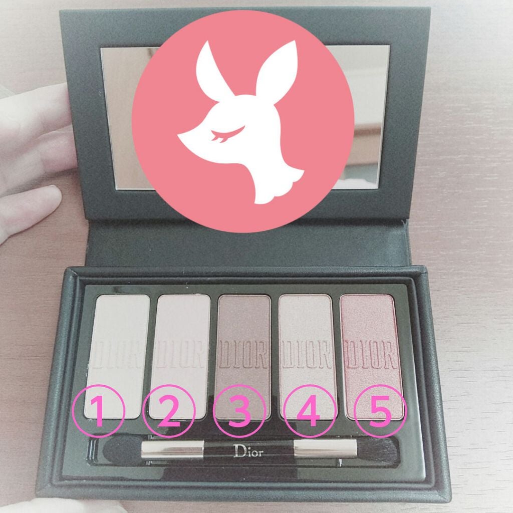 スパークリング クチュール アイ パレット/Dior/アイシャドウパレットを使ったクチコミ(2枚目)