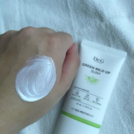 グリーンマイルドアップサンプラス/Dr.G/日焼け止めクリームを使ったクチコミ(7枚目)