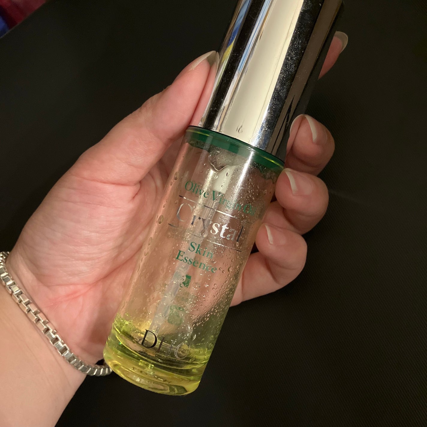 オリーブバージンオイル クリスタル スキン エッセンス/DHC/美容液を使ったクチコミ(1枚目)
