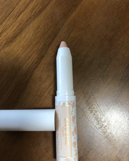 シルキースムースアイクレヨン No.03 シャンデリアベージュ/キャンメイク/リキッドアイシャドウを使ったクチコミ(2枚目)