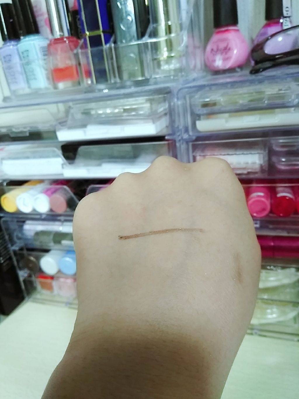 ジェルアイライナー/CEZANNE/ジェルアイライナーを使ったクチコミ(2枚目)