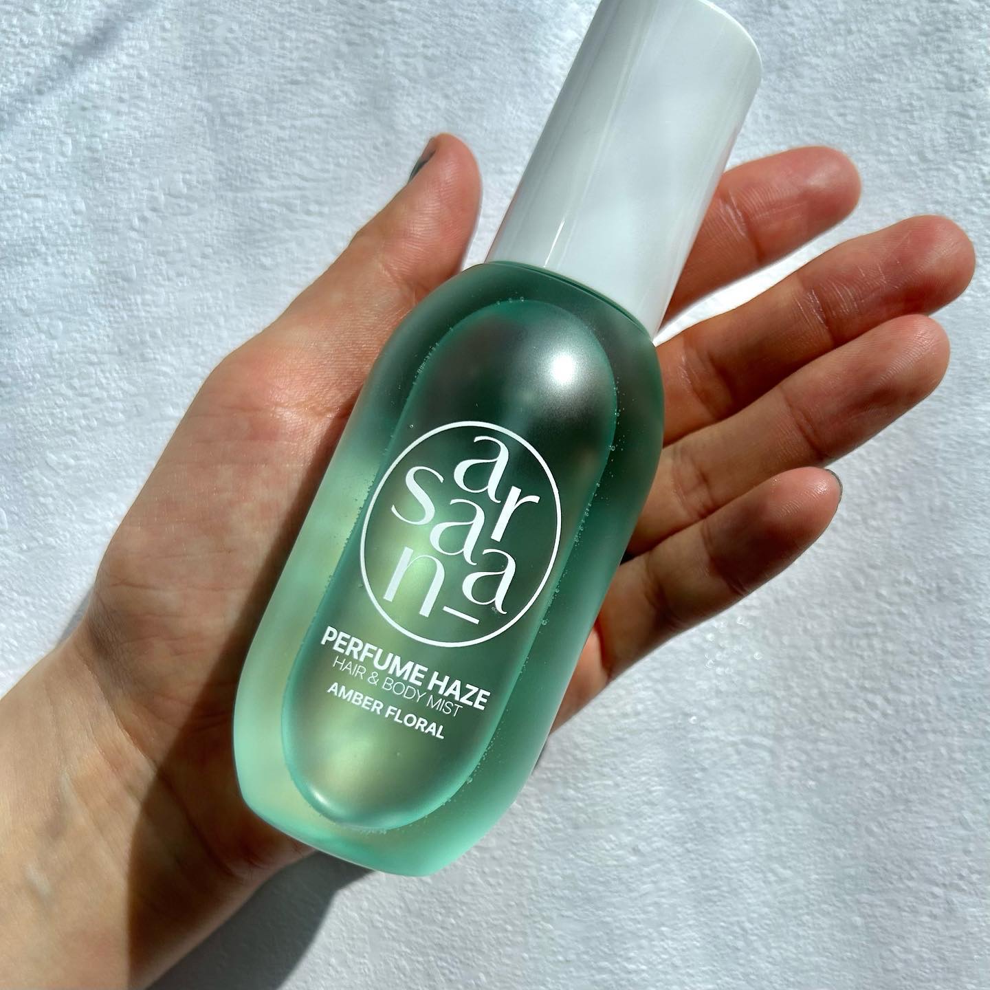 パフュームヘイズ ヘア&ボディミスト アンバーフローラル/SARANARA/ヘアミストを使ったクチコミ（3枚目）