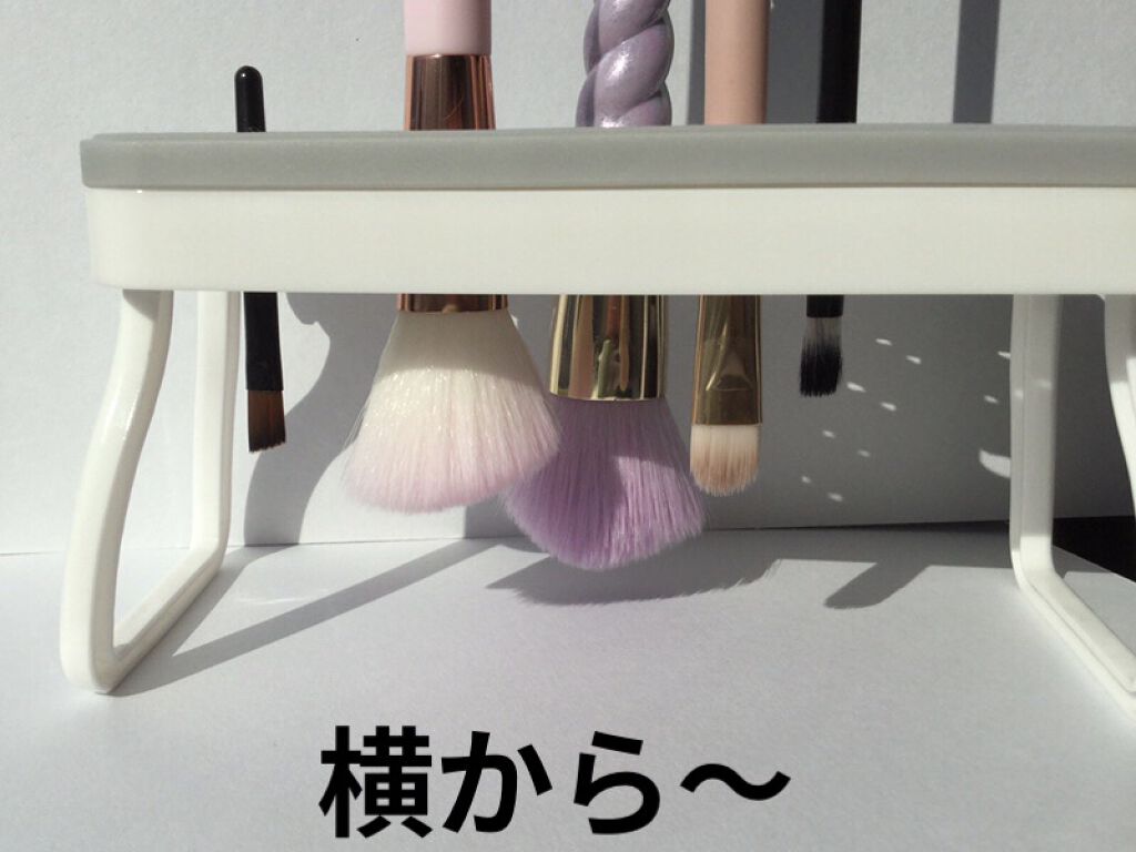 メイクブラシ専用クリーナー/DAISO/その他化粧小物を使ったクチコミ（3枚目）