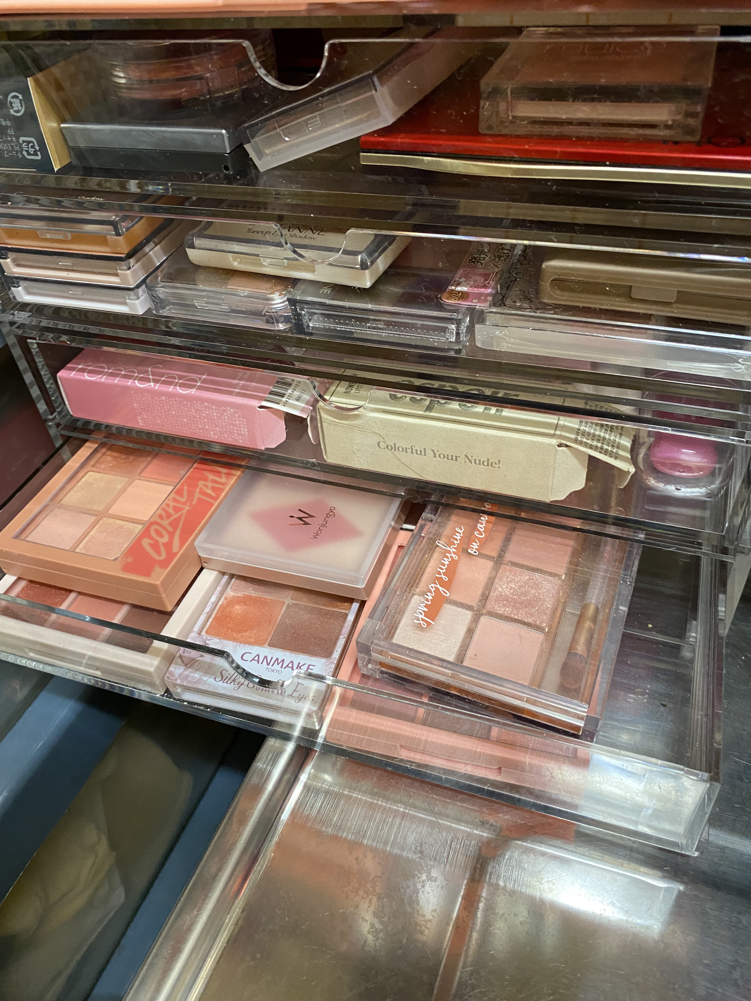 重なるアクリルケース２段引出・大/無印良品/その他化粧小物を使ったクチコミ（2枚目）