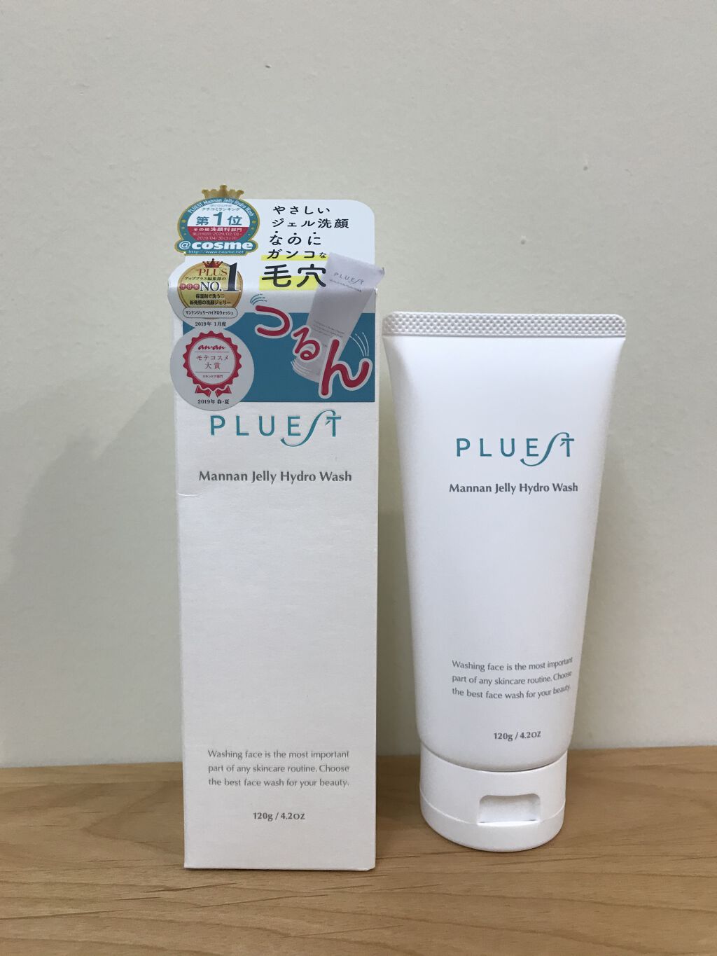マンナンジェリーハイドロウォッシュ/PLUEST/洗顔料を使ったクチコミ（1枚目）