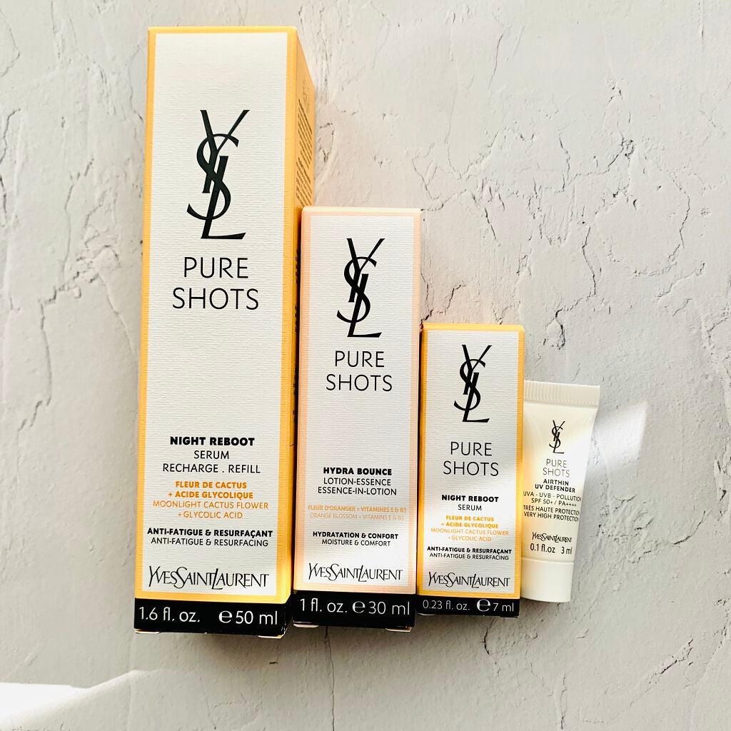 ピュアショット ナイト リチャージセラム/YVES SAINT LAURENT BEAUTE/美容液を使ったクチコミ(2枚目)