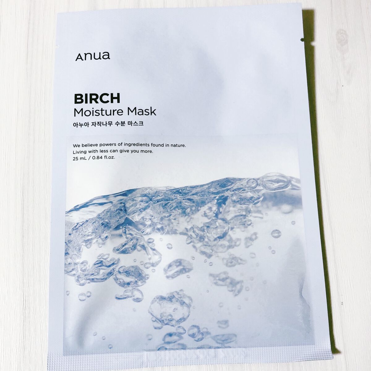 シラカバモイスチャーマスクパック/Anua/シートマスク・パックを使ったクチコミ（1枚目）