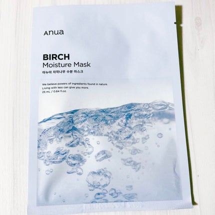 シラカバモイスチャーマスクパック/Anua/シートマスク・パックを使ったクチコミ(1枚目)