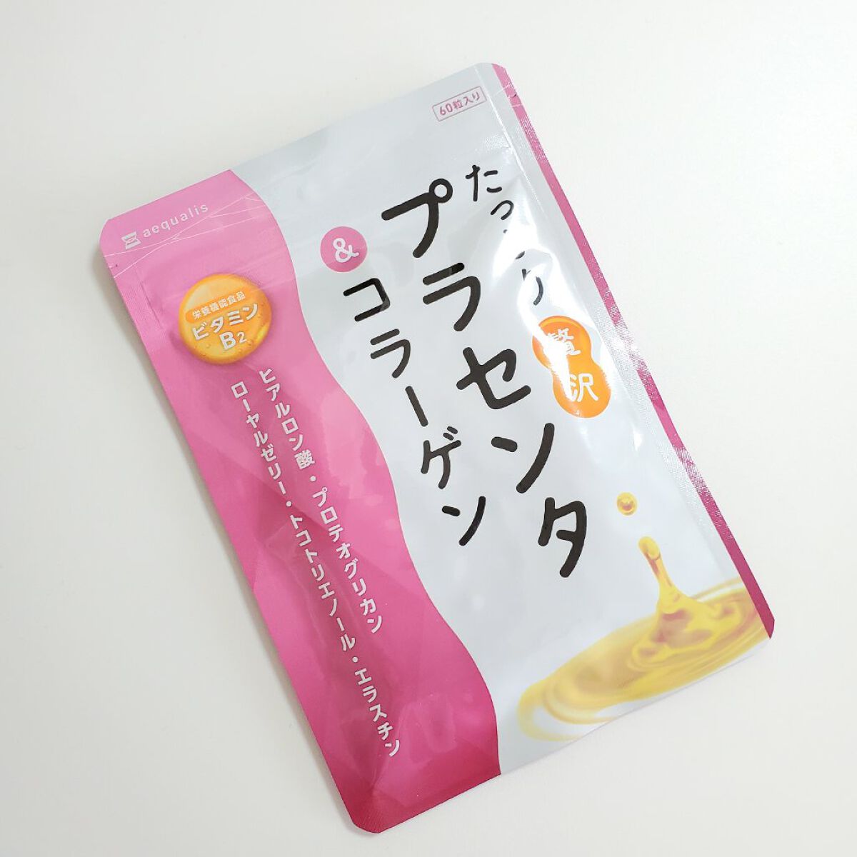 たっぷり贅沢プラセンタ&コラーゲン/aequalis/美容サプリメントを使ったクチコミ（1枚目）