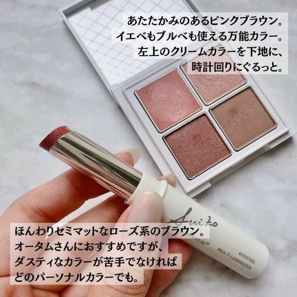 SUIKOミネラルマルチカラー/SUIKO HATSUCURE/単色アイシャドウを使ったクチコミ(4枚目)