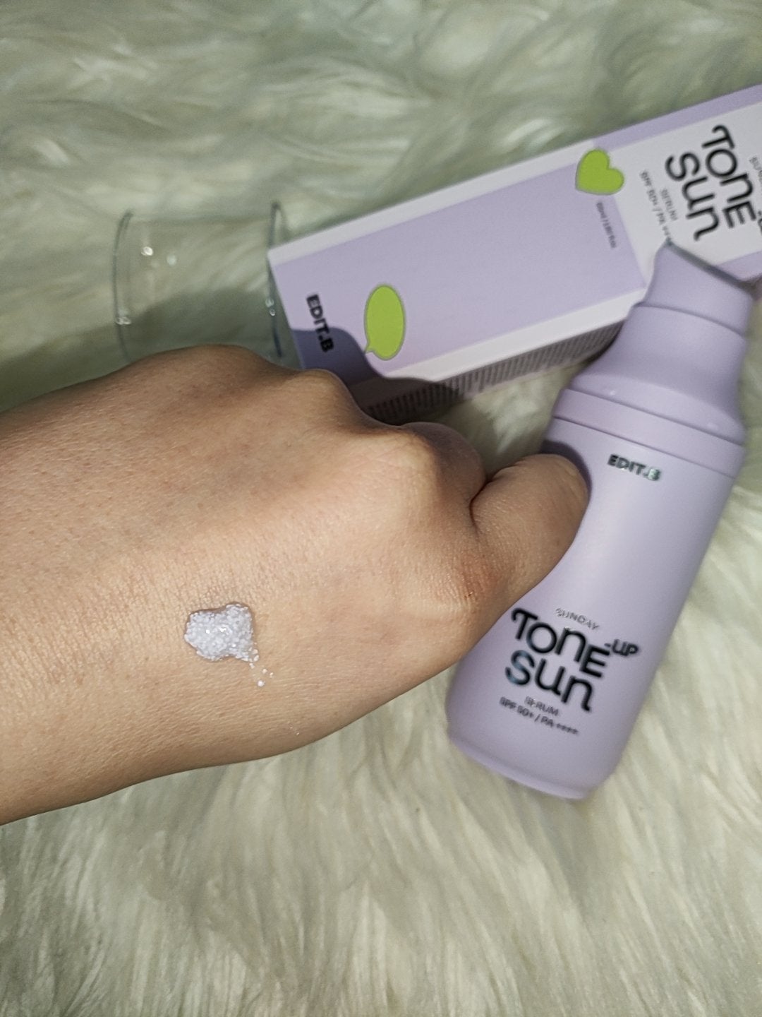 サンデートーンアップサンセラム/EDIT.B/美容液を使ったクチコミ(3枚目)