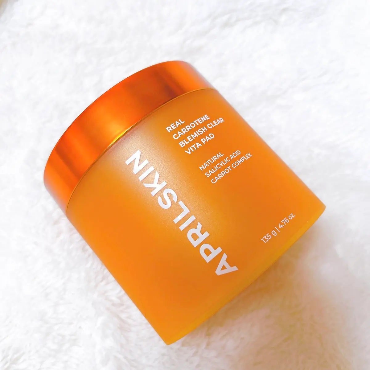 カロテンIPMP(TM) ブレミッシュカーミングセラムパッド/APRILSKIN/トナーパッドを使ったクチコミ(2枚目)