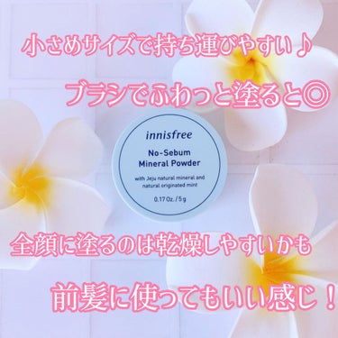 ノーセバム ミネラルパウダー/innisfree/ルースパウダーを使ったクチコミ（2枚目）