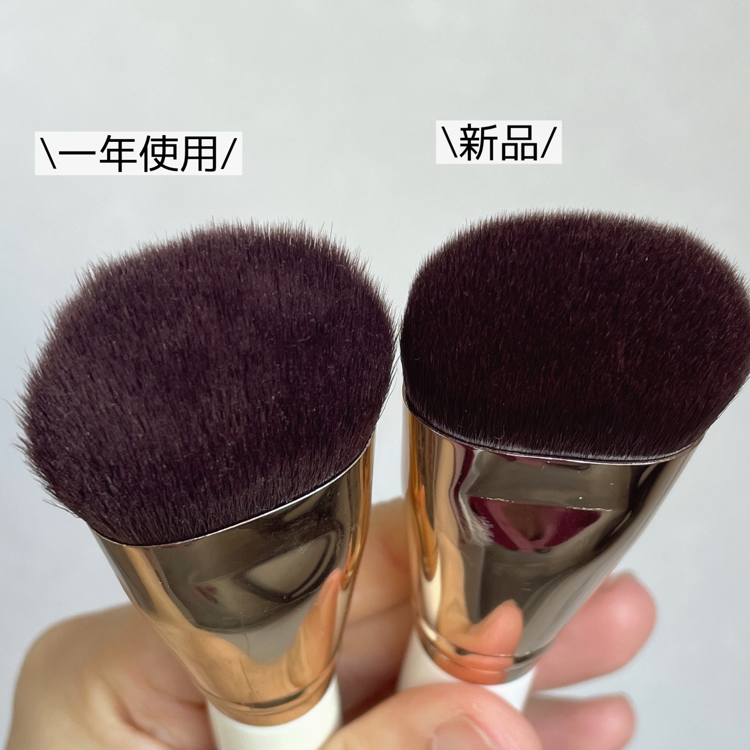 マーシュフィールド スリーウェイファンデブラシ/マーシュ・フィールド/メイクアップを使ったクチコミ（2枚目）