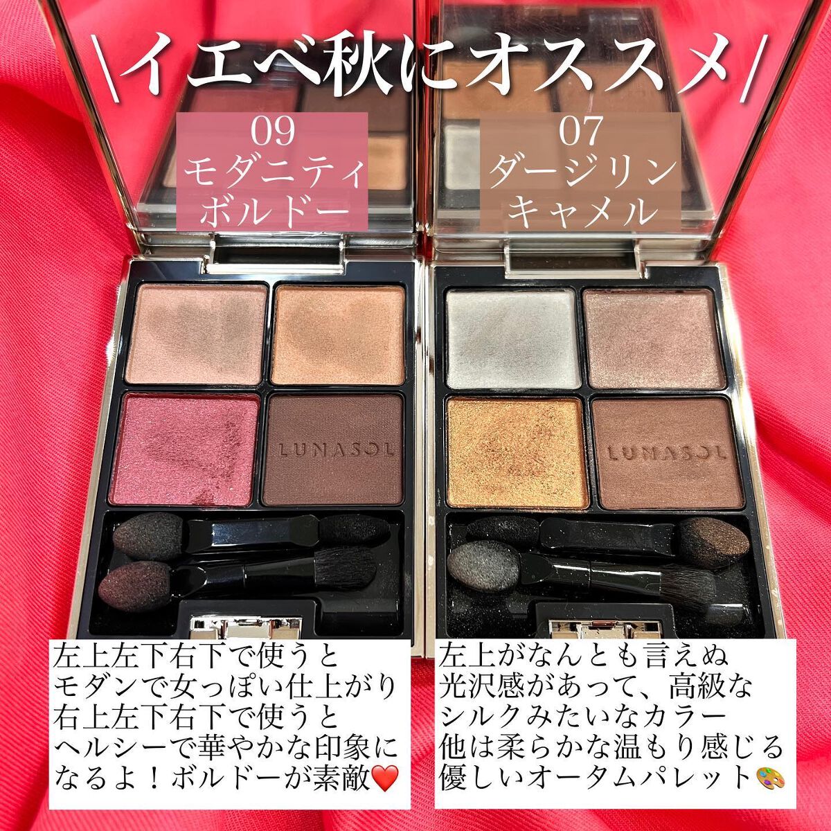 アイカラーレーション/LUNASOL/アイシャドウパレットを使ったクチコミ（3枚目）