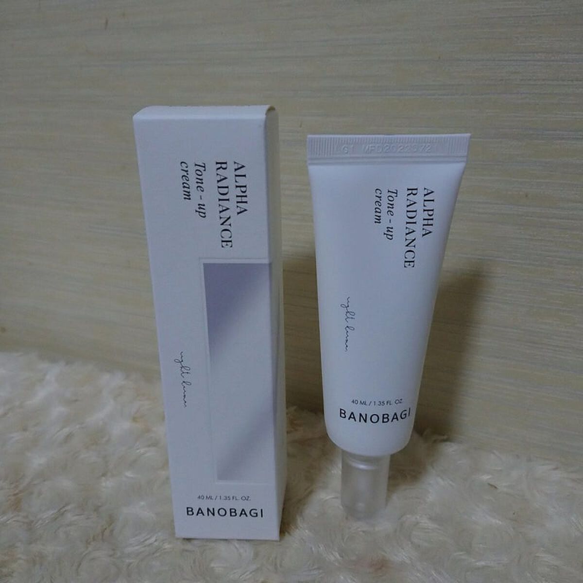 アルファ ラディアンス トーンアップクリーム/BANOBAGI/フェイスクリームを使ったクチコミ（2枚目）